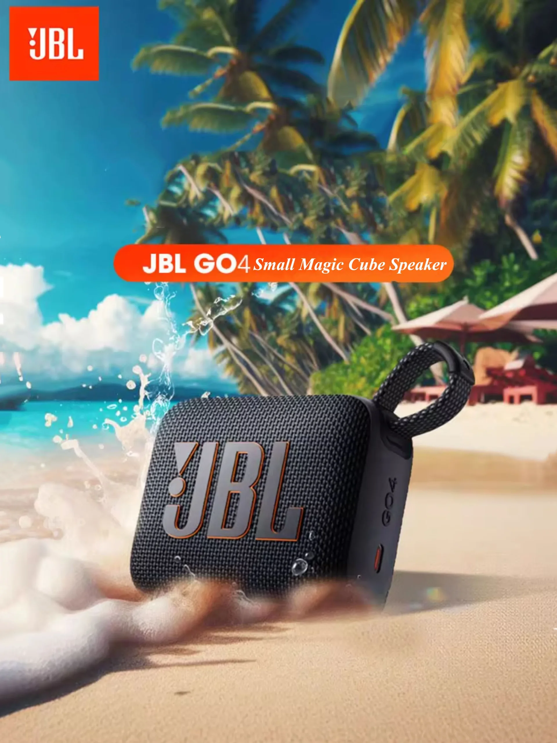 JBL GO 4 Officially Authorized Portable Wireless Bluetooth Speaker Outdoor Dustproof Waterproof for Family Gathering Music Party - Imagen 9