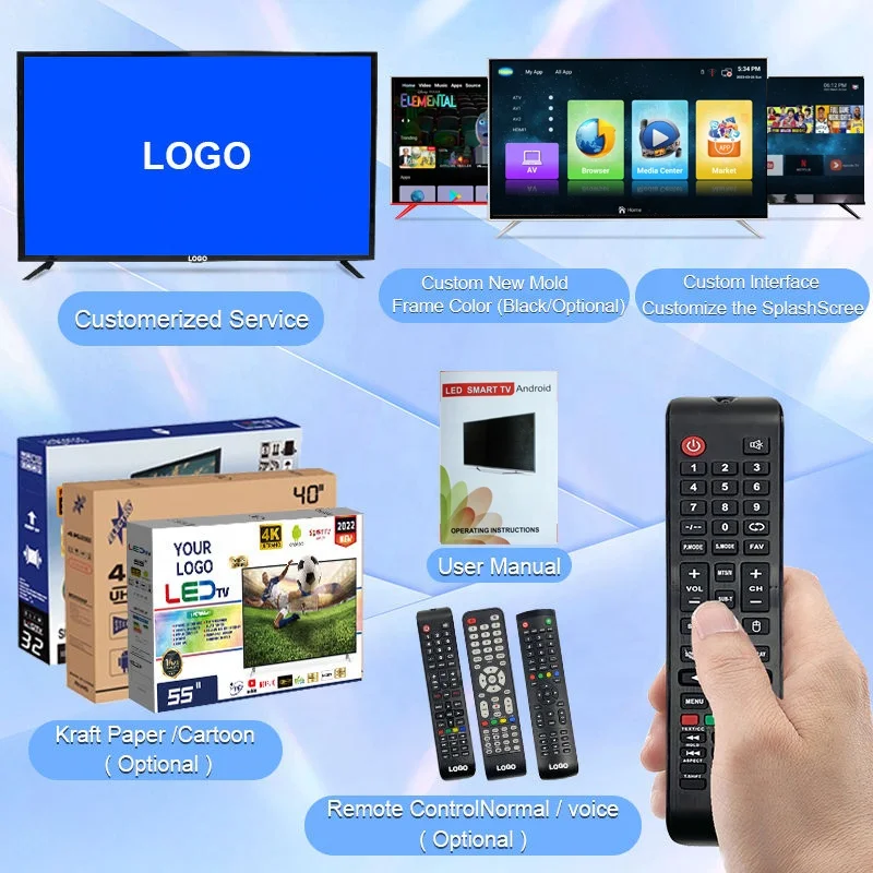 2025 Newest 24/32 Inch Android Smart TV - Ultra-Thin LED Flat Screen with WiFi, Google Play & HD Streaming | Global Version - Imagen 5