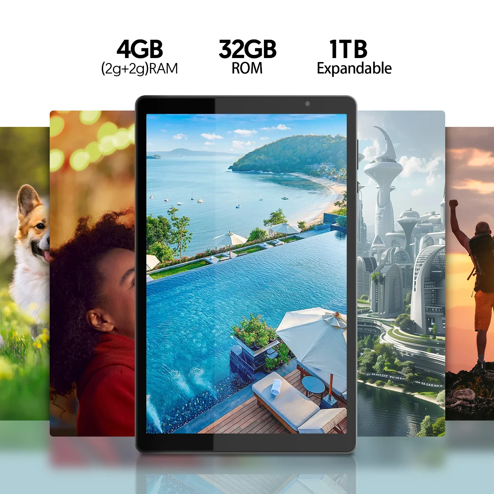 Tablet Pro 10" Android 14 - Pantalla HD, Batería 6000mAh y WiFi 5G (Ideal para Estudios y Trabajo) - Imagen 5