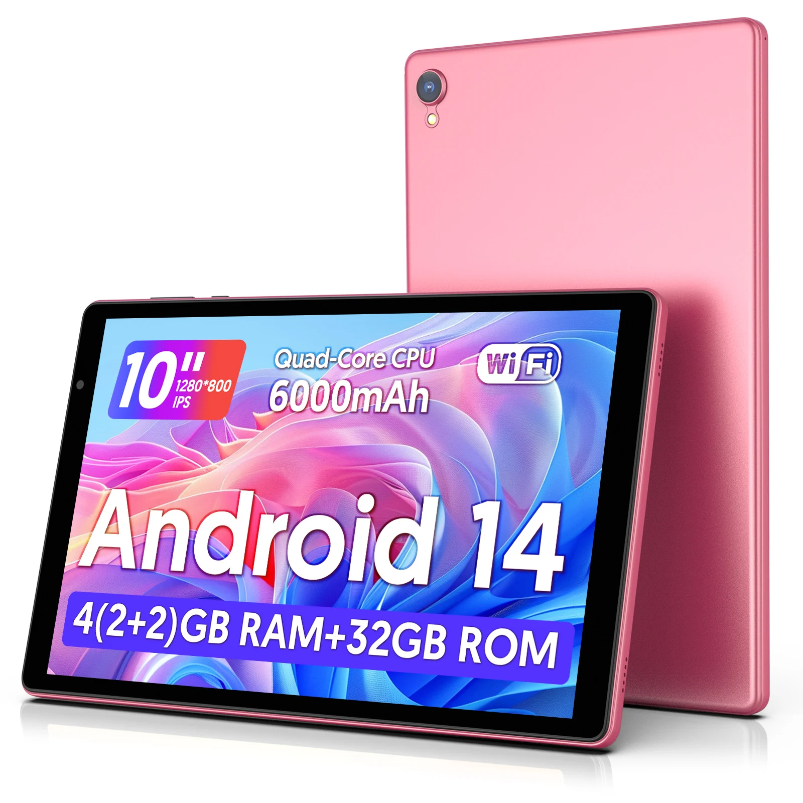Tablet Pro 10" Android 14 - Pantalla HD, Batería 6000mAh y WiFi 5G (Ideal para Estudios y Trabajo) - Imagen 8