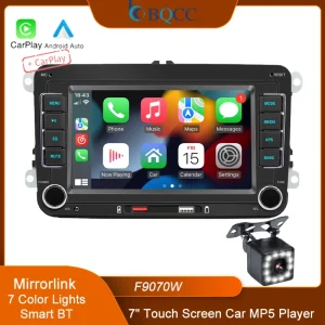 Reproductor Pantalla 7" HD Carplay y Android Auto Inalámbrico para VW - Zona Tendencias