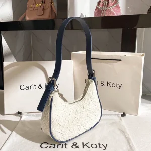 Bolso Media Luna Plisado