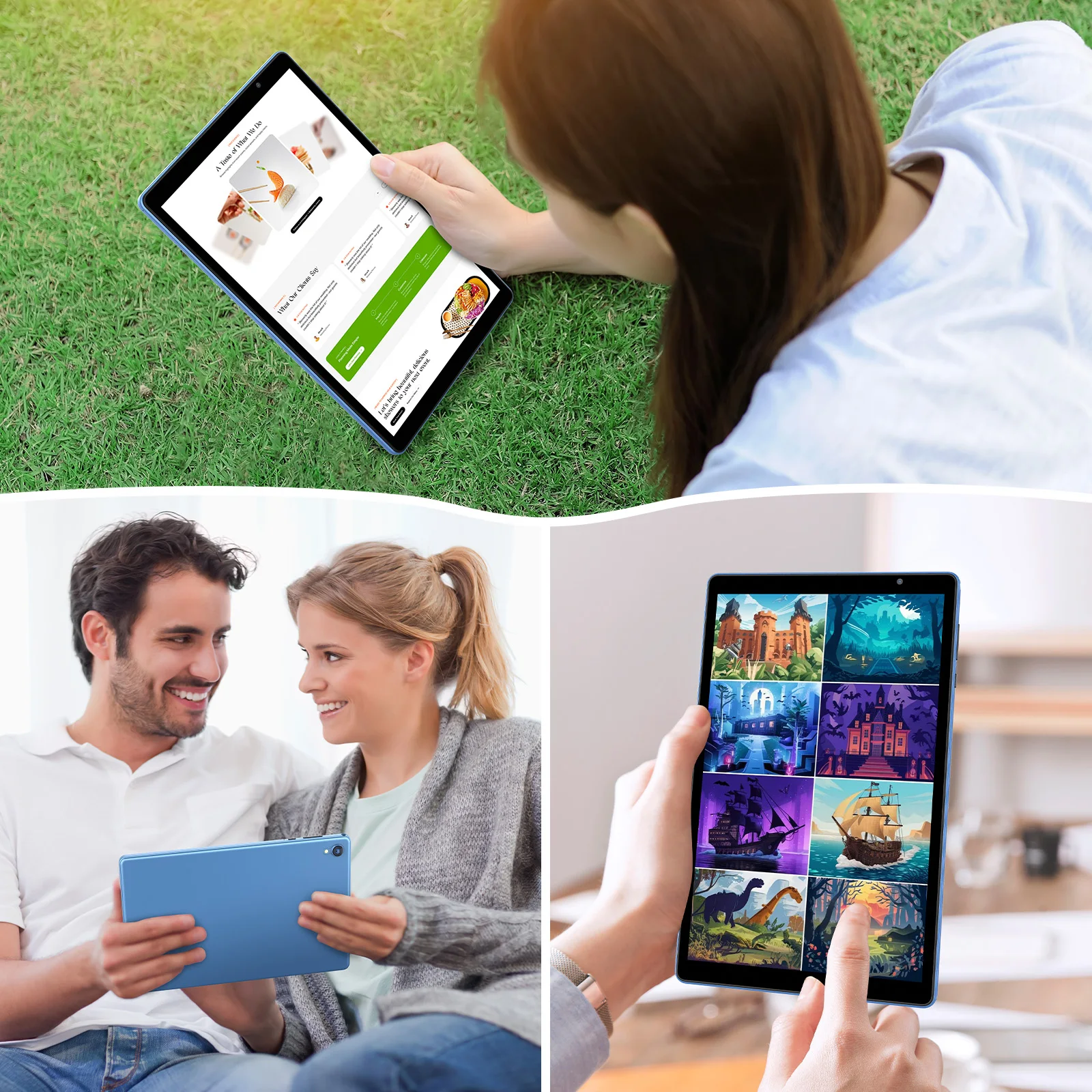 Tablet Pro 10" Android 14 - Pantalla HD, Batería 6000mAh y WiFi 5G (Ideal para Estudios y Trabajo) - Imagen 11
